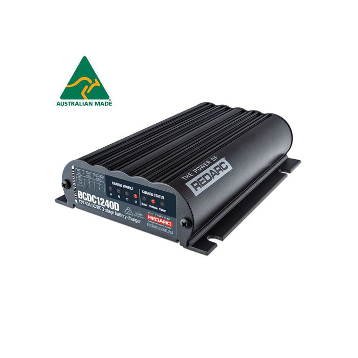 DUAL INPUT 40A IN-VEHICLE DC BATTERY CHARGER