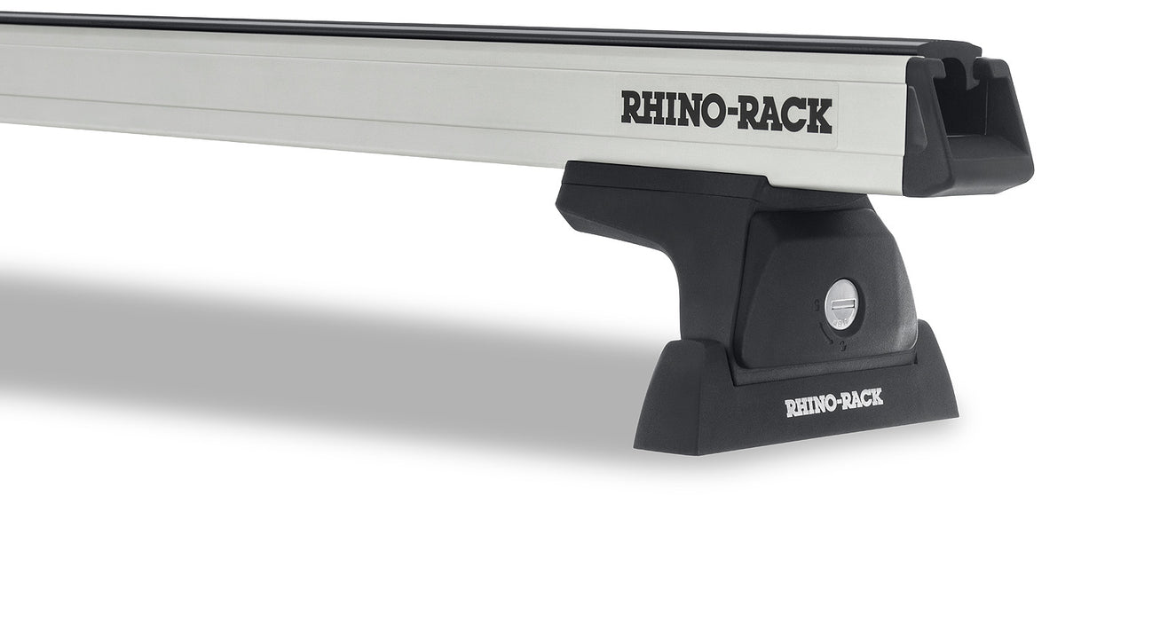 Heavy Duty RLT600 Ditch Mount Silver 1 Bar Roof Rack (Front)