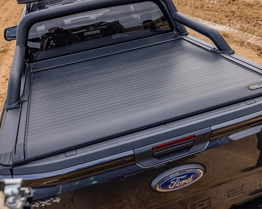 Slide Away Electric Aluminium Tonneau Cover to suit Ford Ranger MY22 onwards Excl Wildtrak