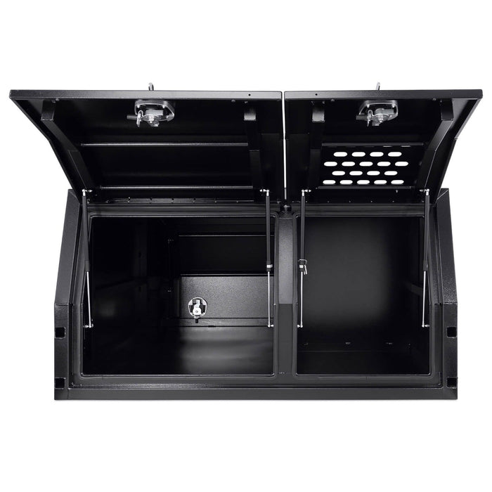 Canopy Jack Off - 1/4 Dog Box 1780mm x 1600mm x 850mm Black OZY-1716DB-B