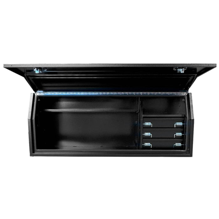 Full Lid 2400mm x 600mm x 820mm Black OZY-2468FD-3B
