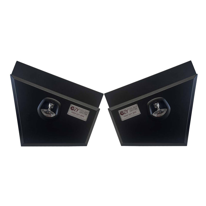Under Tray Toolbox 600mm x 210mm -260mm x 450mm Black OZY-UB600B