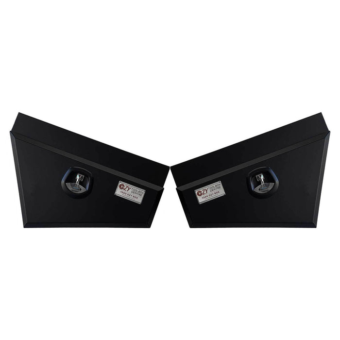 Under Tray Toolbox 750mm x 210mm - 260mm x 450mm Black OZY-UB750B