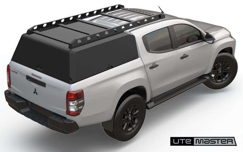 Centurion Canopy for Mitsubishi Triton (2024+) with Cantilever Roof Rack