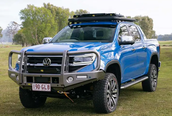 TJM Outback Bull Bar Black Steel — Coldys
