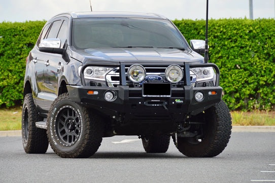 Commercial Deluxe Bull Bar - With or Without Tech Pack to suit Ford  Ranger PXII 2015 - 7/2018