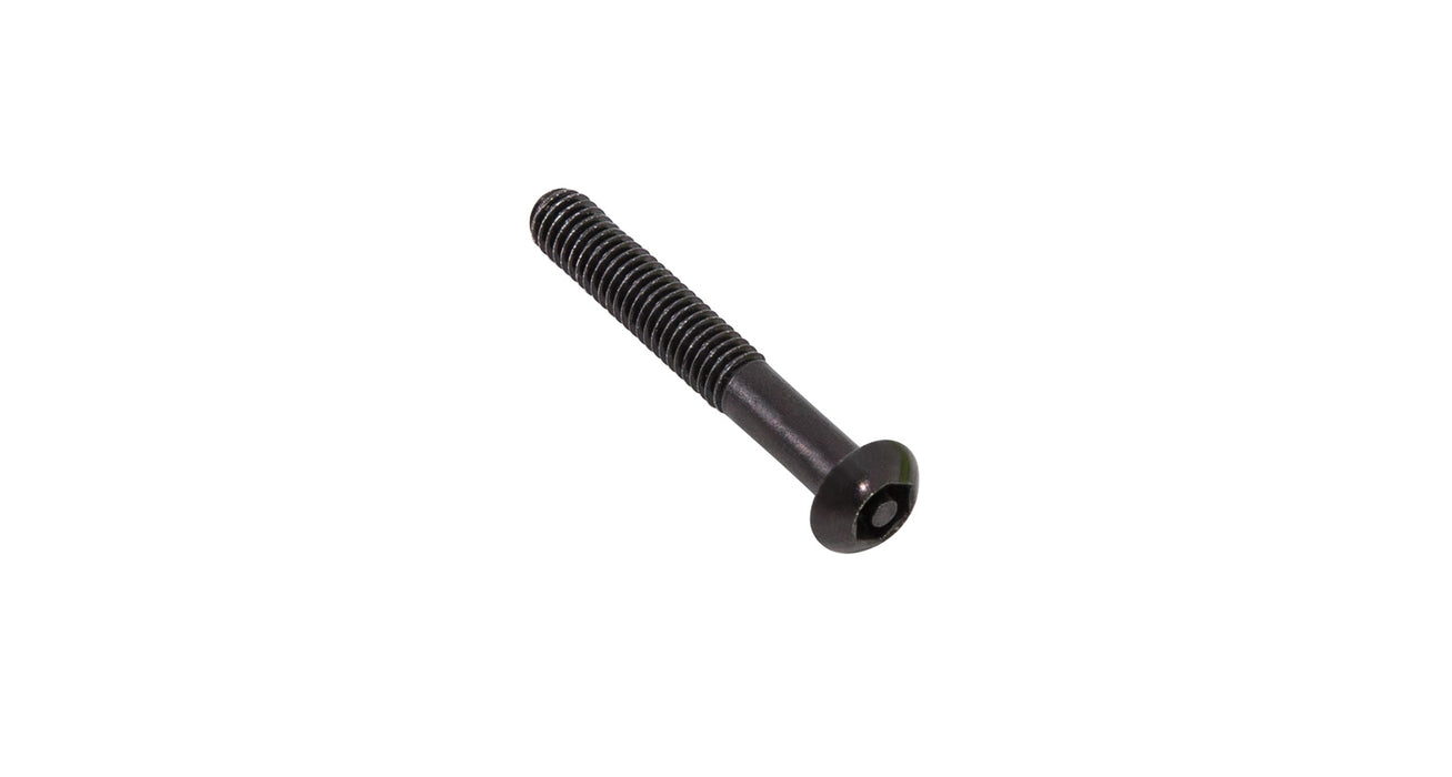 M6 x 40mm Black Button Head Security Screw (Stainless Steel) (6 Pack)