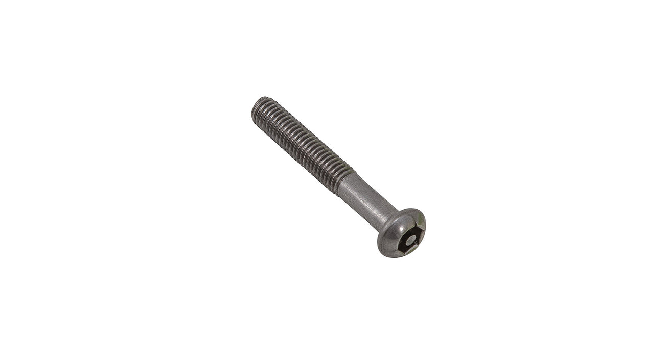 M6 x 40mm Button Head Security Screw (Stainless Steel) (4 Pack)