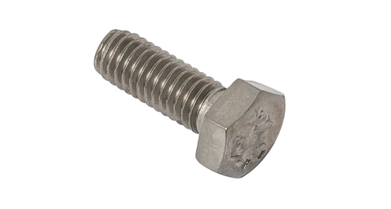 M6 X 16mm Hex Set Screw (Stainless Steel) (6 Pack)