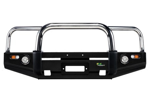 Protector Bull Bar (Coil Spring Only) - While Stocks Last to suit Nissan  Patrol Y61 GU Series 4 2005+