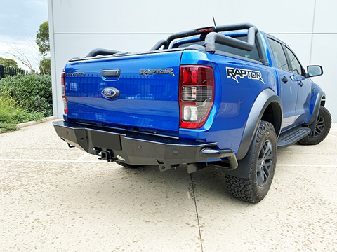 Rear Protection Towbar - Full Rear Bumper Replacement (60.3mm bar) to suit Ford  Ranger Raptor 9/2018+