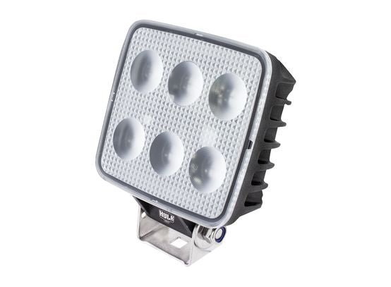 LED SQUARE WORKLAMP FLOOD BEAM 60 Deg 9-36V 35W 24 LEDs BLACK