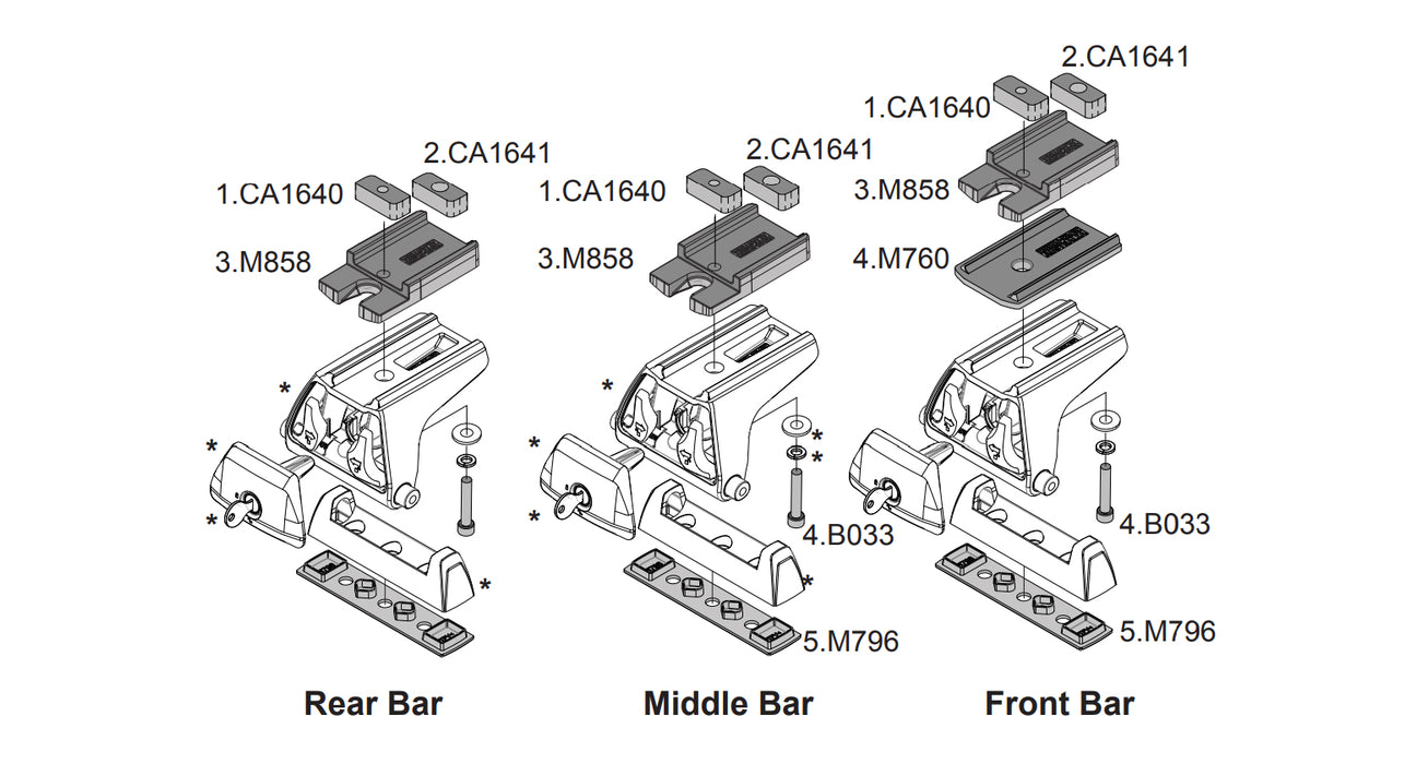 Rhino-Rack Backbone Pioneer Leg Height Spacer