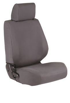 Canvas Comfort Seat Cover - Front Bucket + 3/4 Bench (GU4-GU8 Single Cab DX only) to suit Nissan  Patrol Y61 GU Series 4 2005+