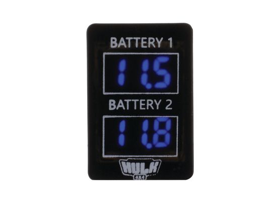 DUAL VOLTMETER OE RPL T/S LATE TOYOTA BLUE LED