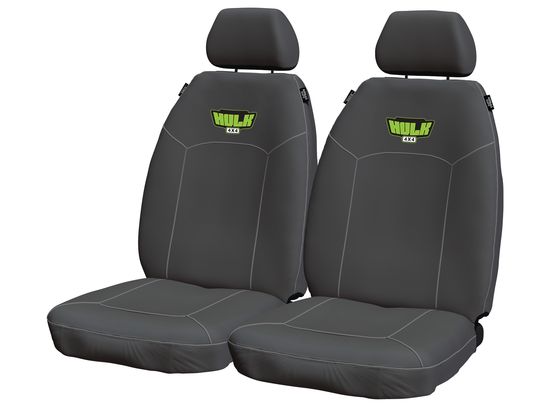 UNIVERSAL HD CANVAS SEAT COVER GREY FRONTS