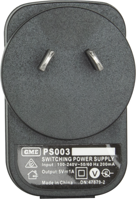 AC USB Power Adapter - Suit TX665 / TX667 / TX675 / TX677