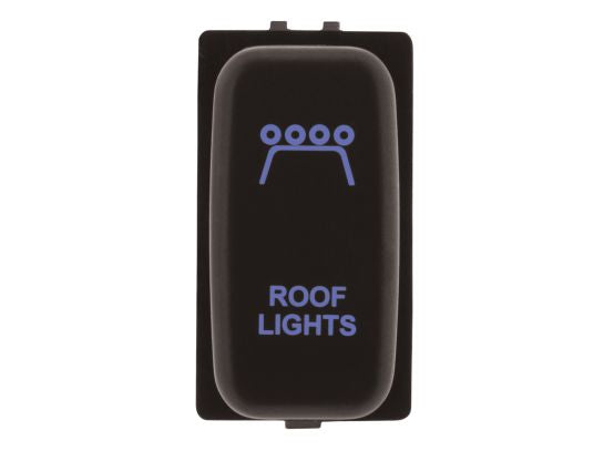 SWITCH PUSH BUTTON ON / OFF OE RPL 12V ROOF LIGHT BLUE