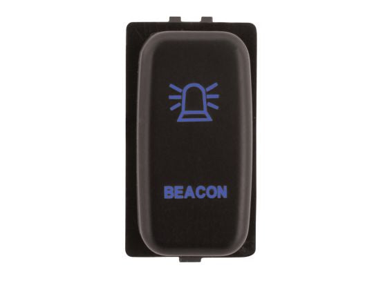 SWITCH PUSH BUTTON ON / OFF OE RPL 12V BEACON BLUE ILLUM